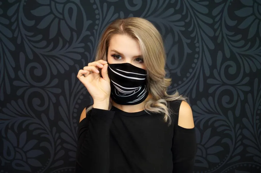 Rue - Wide Style  Sports Wrap (Pin Stripes)