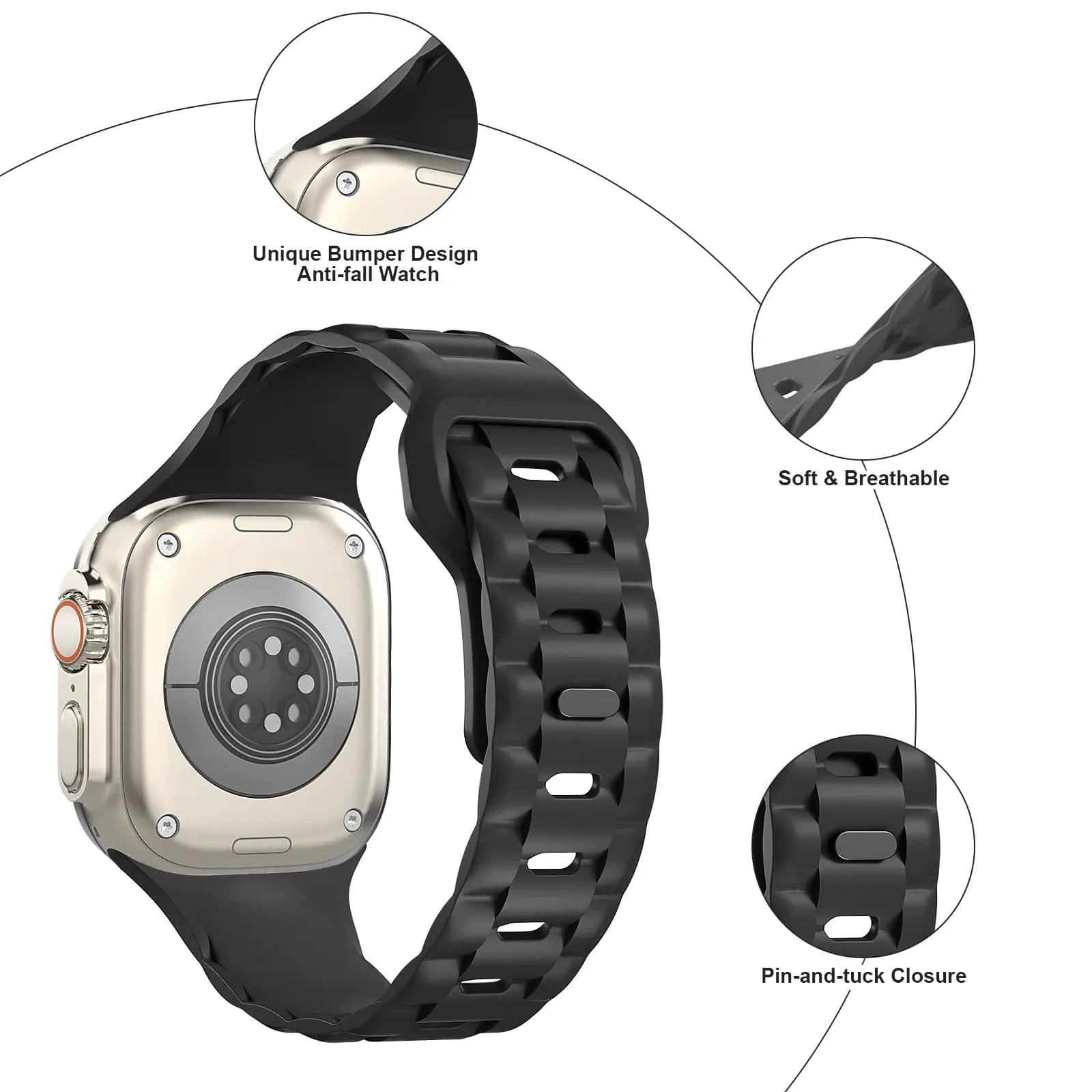 Rugged Sports Watch Band