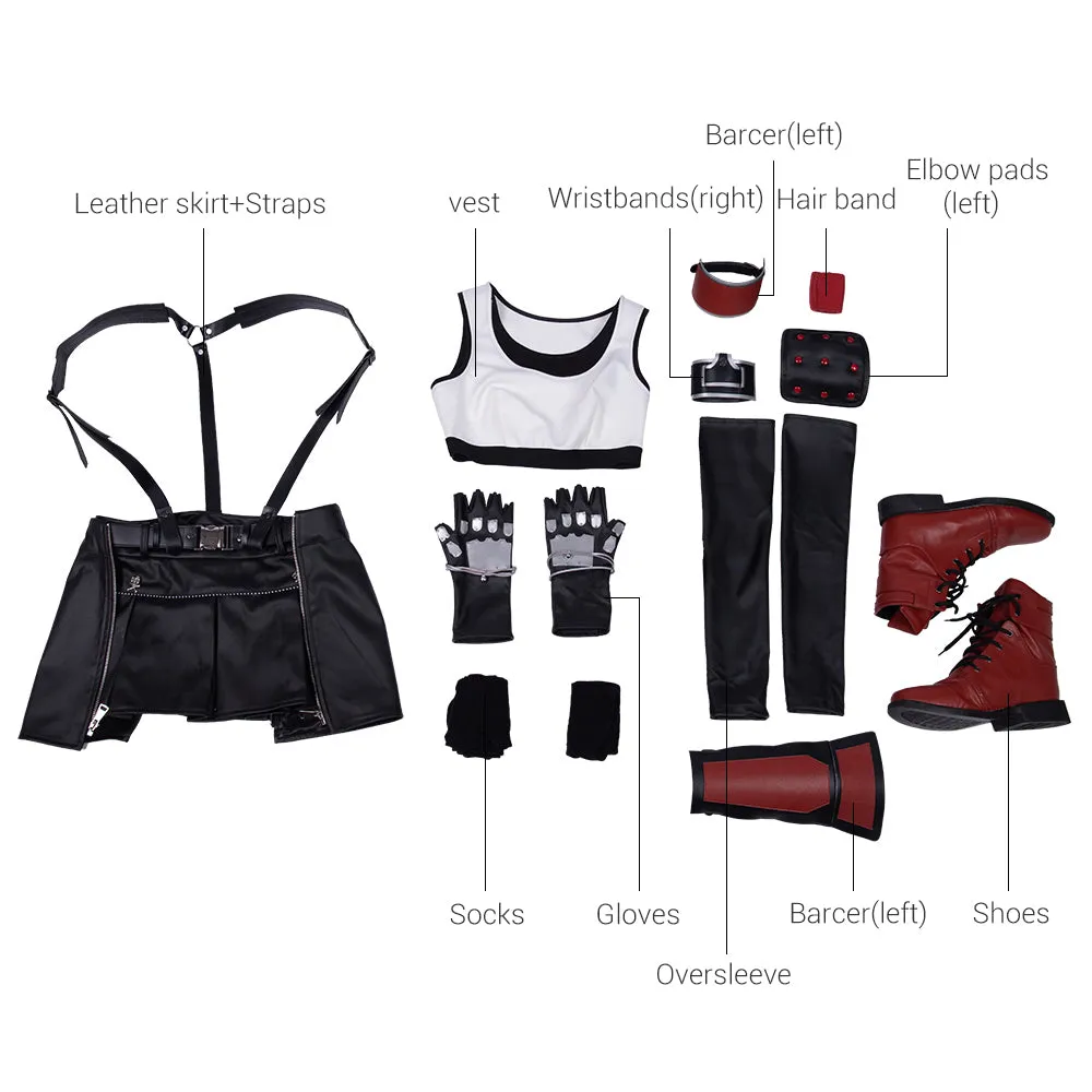 Rulercosplay FINAL FANTASY VII Tifa Lockhart Game Cosplay Costume