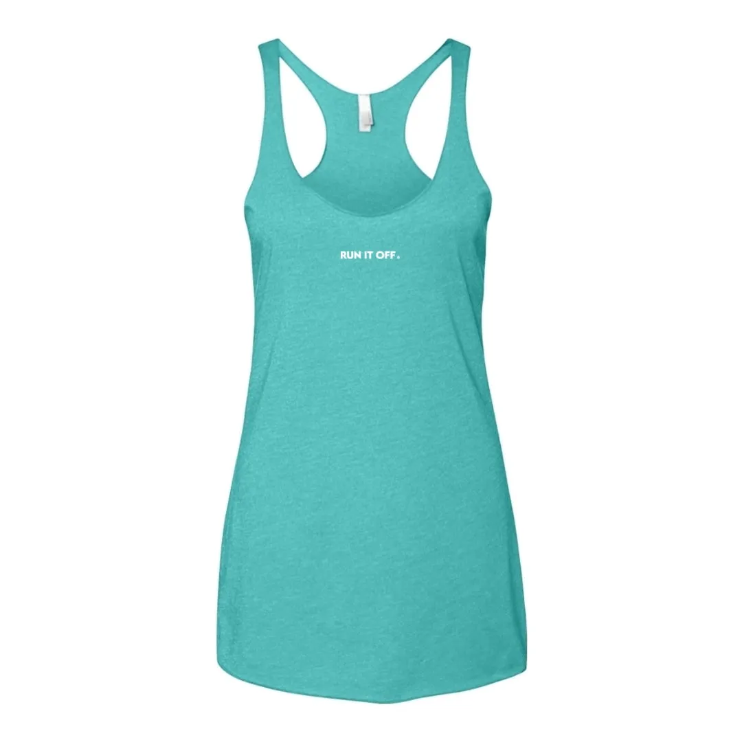 Run It Off Women's Racerback Tanktop