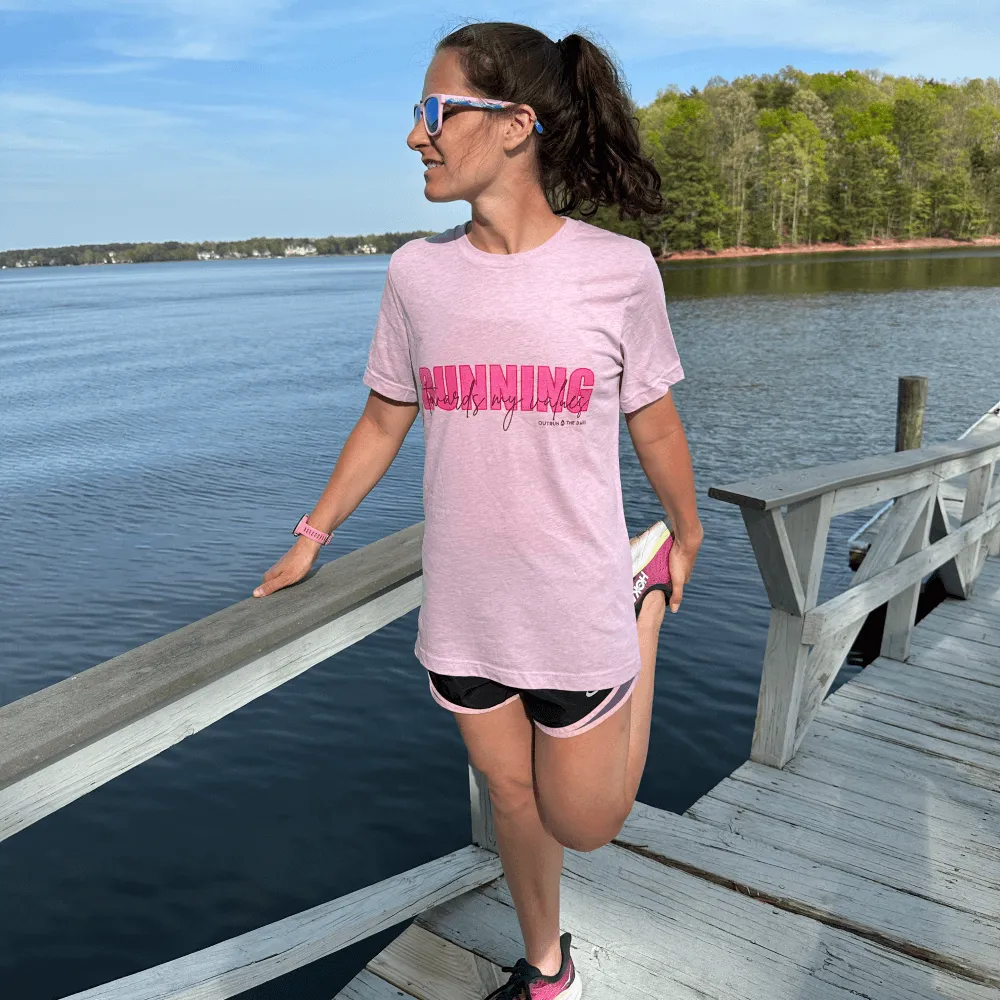 Running Towards My Values Tee