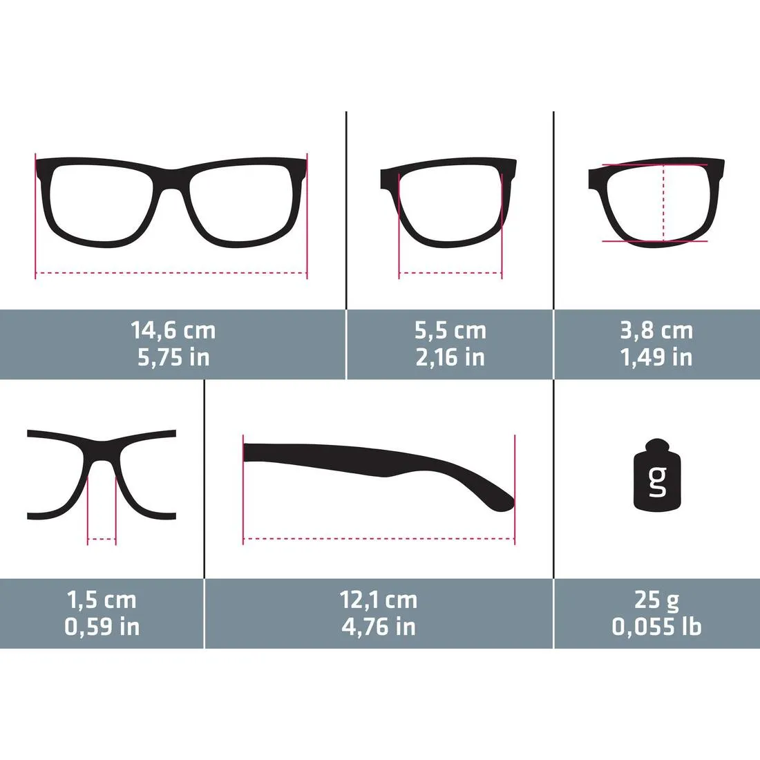 Sailing 600 Adult Polarized Sailing Sunglasses Category 3 - Black