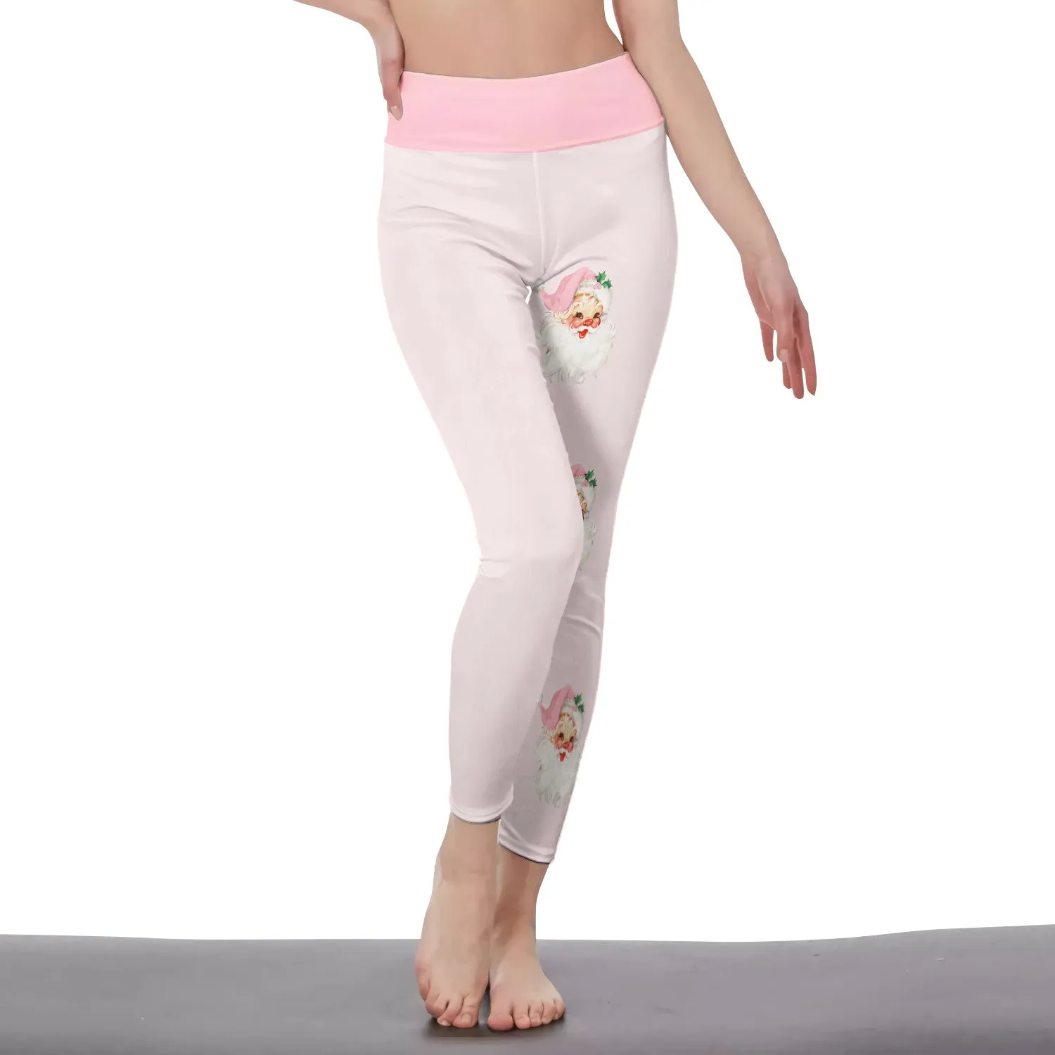 Santa Claus Christmas Legging Pet Apparel Gift For Women