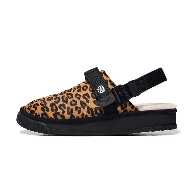 Shaka SNUG CLOG BOA COWHAIR FW23 (Leopade)