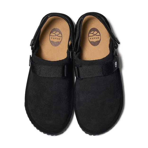 Shaka SNUG CLOG HAIRY SUED (Black)
