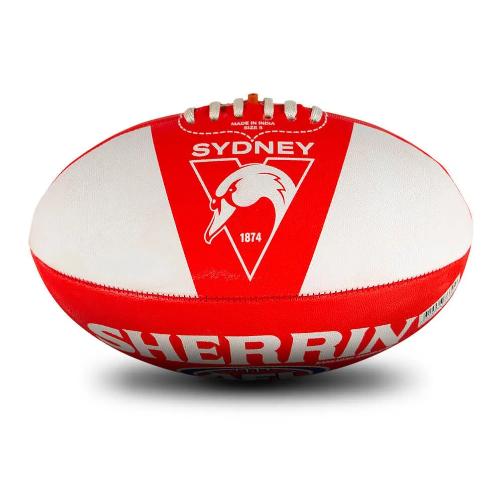 Sherrin All Surface Synthetic Ball - Sydney Swans