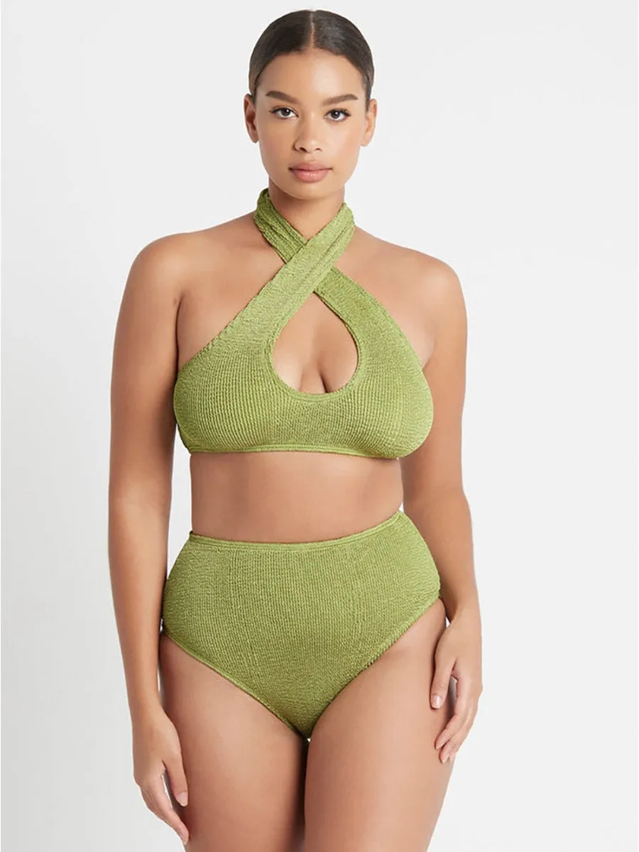 Shimmer Palmer Brief in Citron