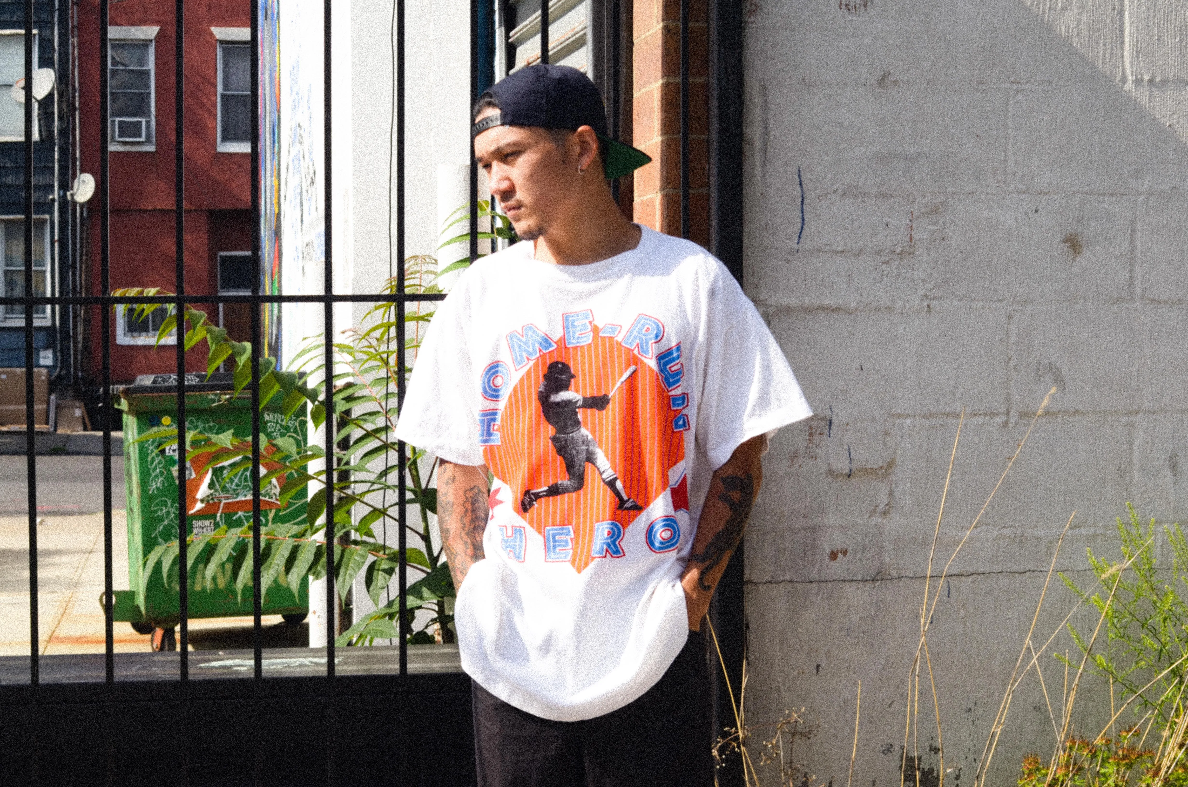 SHORT HILLS - Home-Run Hero Baseball Tee shirt