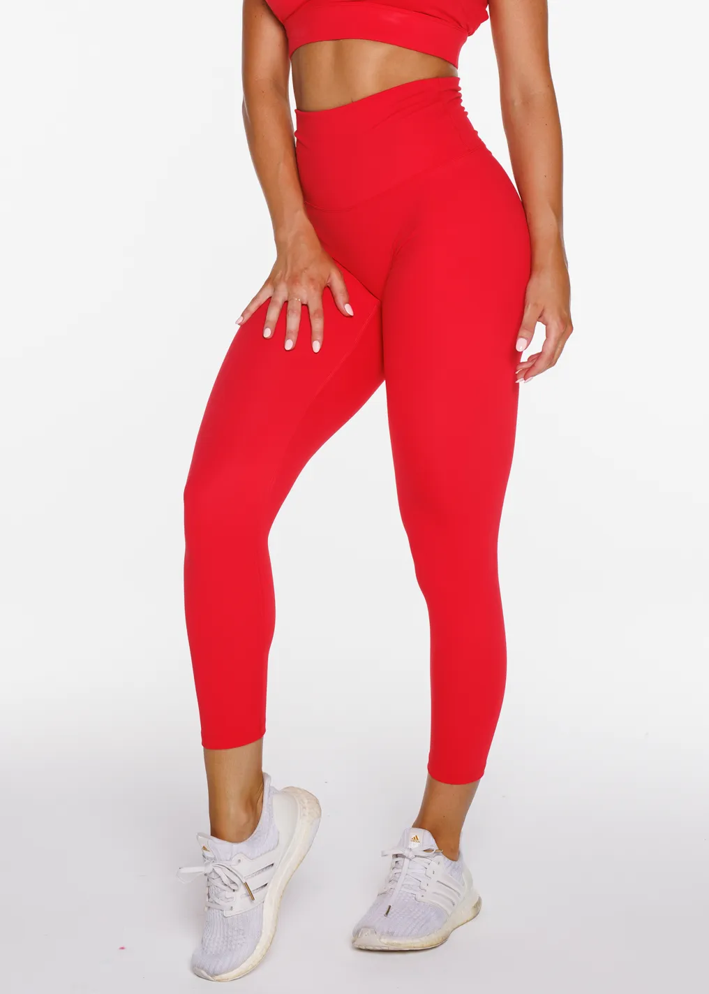Signature Leggings - Crimson Red