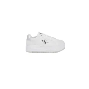 Silver Leather Sneaker