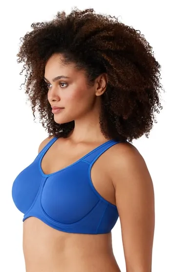 Simone Sport Underwire Bra In Beaucoup Blue - Wacoal