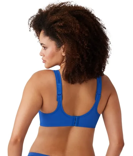 Simone Sport Underwire Bra In Beaucoup Blue - Wacoal