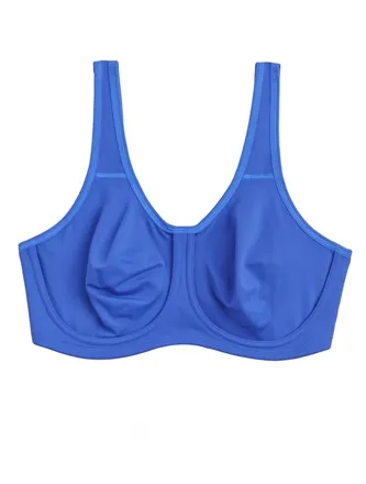 Simone Sport Underwire Bra In Beaucoup Blue - Wacoal
