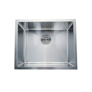 Single Bowl Kitchen Sink - Under Mount - 22" Stainless Steel/Brushed Stainless Steel