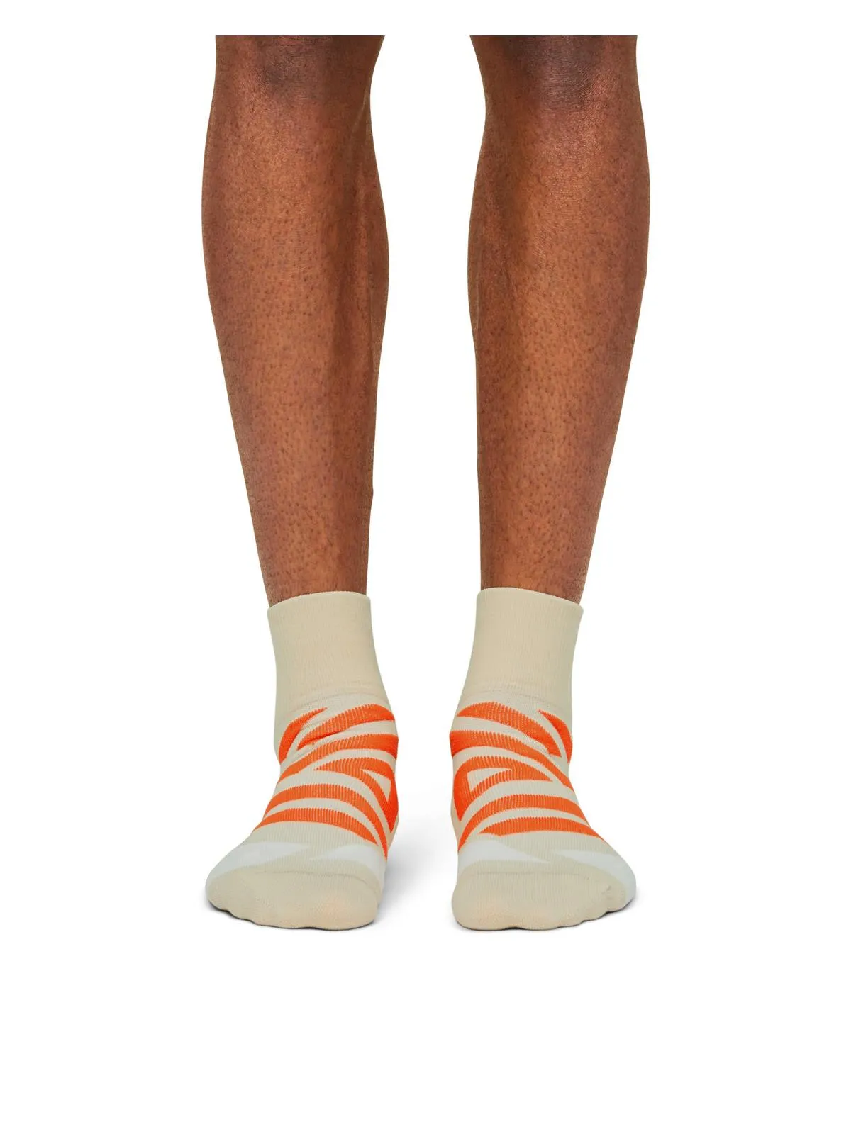 Skarpety do biegania ON RUNNING Performance Mid Sock beżowy