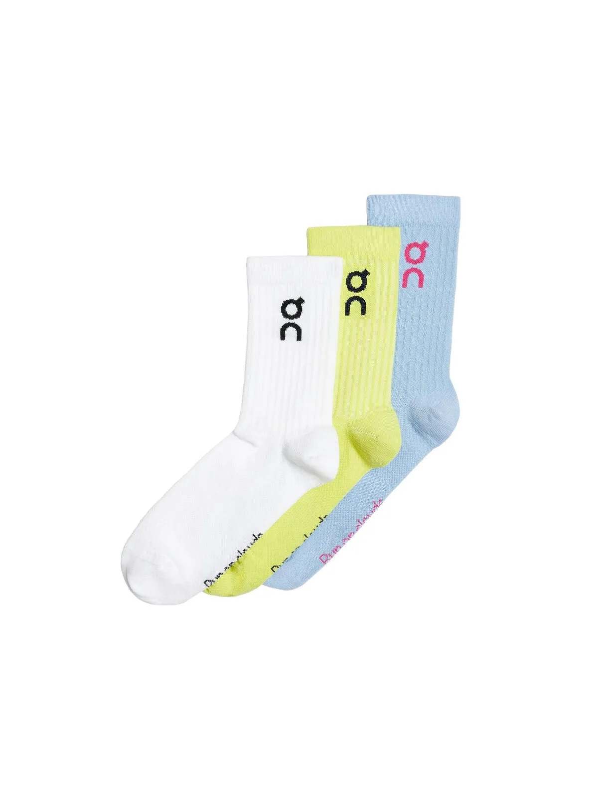 Skarpety ON RUNNING Logo Sock 3-Pack kolorowy