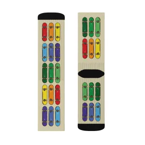 Skateboards Adult Crew Socks