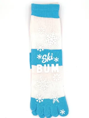 Ski Bum Toe Socks for Winter Sports Enthusiasts | ToeHugger