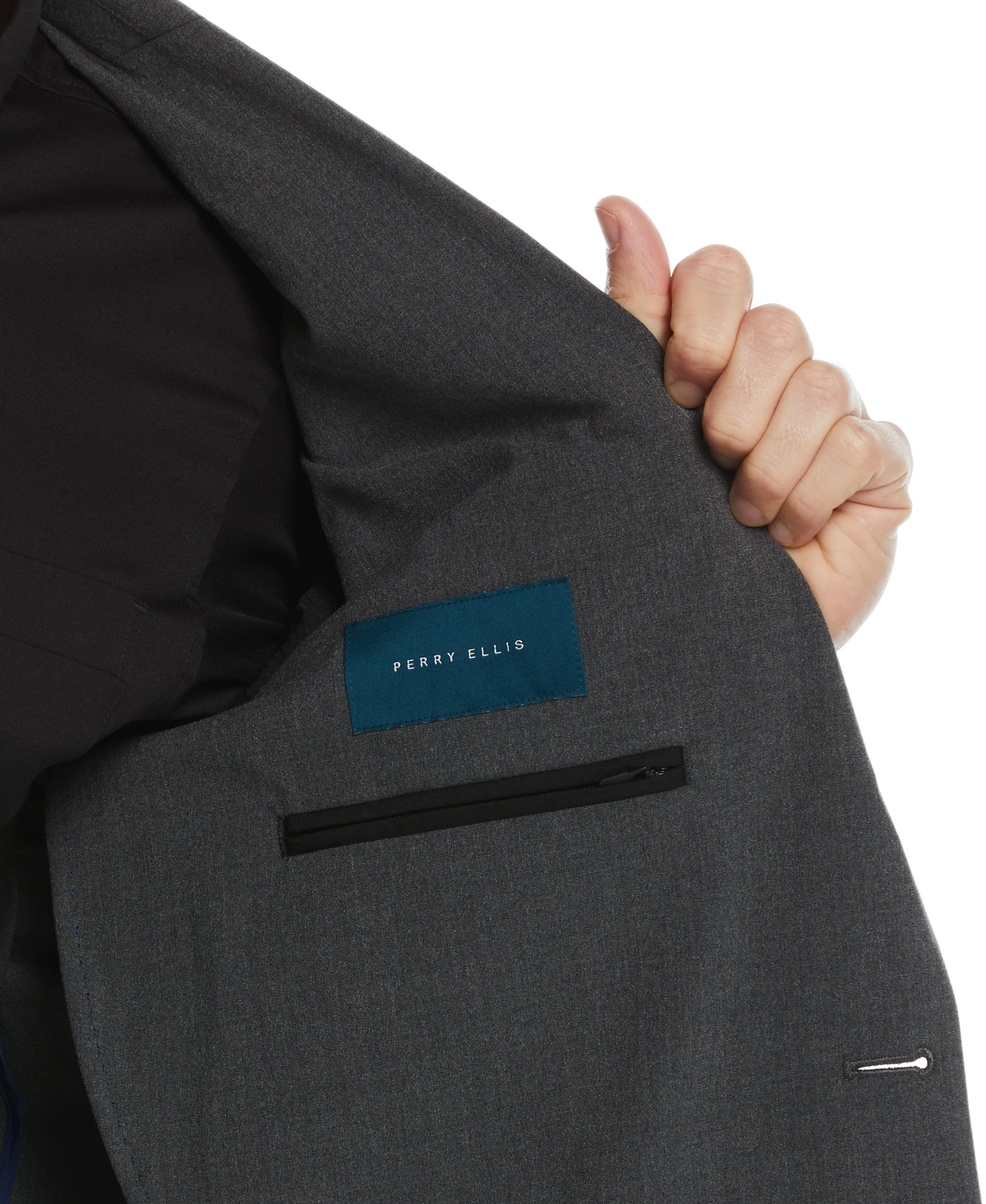 Slim Fit Stretch Textured Tech Suit Jacket