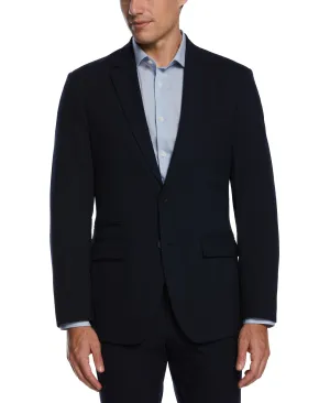 Slim Fit Stretch Textured Tech Suit Jacket