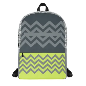 Smoke Color Block Backpack