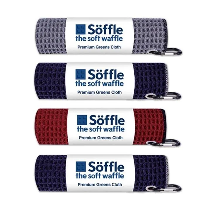 Soffle Soft Waffle Towel 16 x 16 Silver (16497-SLVR)