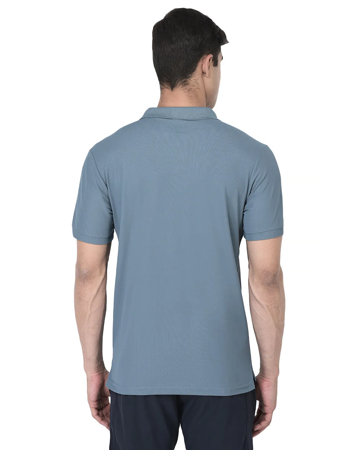 Sport Sun Max Polo Plus Ice Blue T-shirt for Men