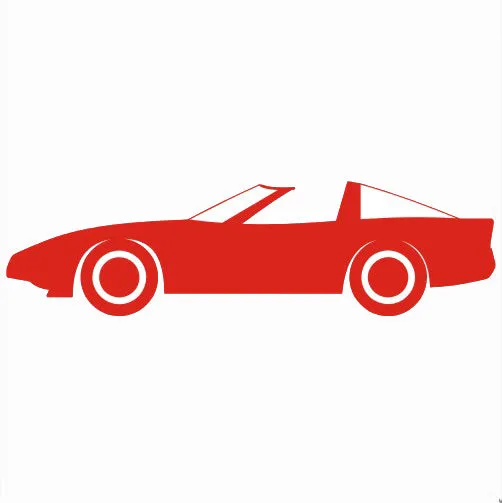 Sports Car Vinyl Graphic