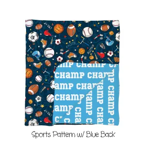 Sports Pattern 2-Sided Swaddle