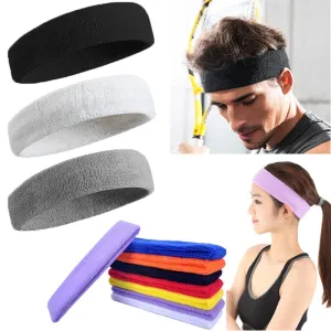 Sports Sweatband Headband for Women and Men