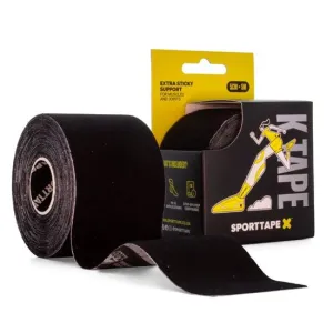 SPORTTAPE K Tape - Kinesiology Tape, in 5 colours (black, beige, blue, pink & wild)