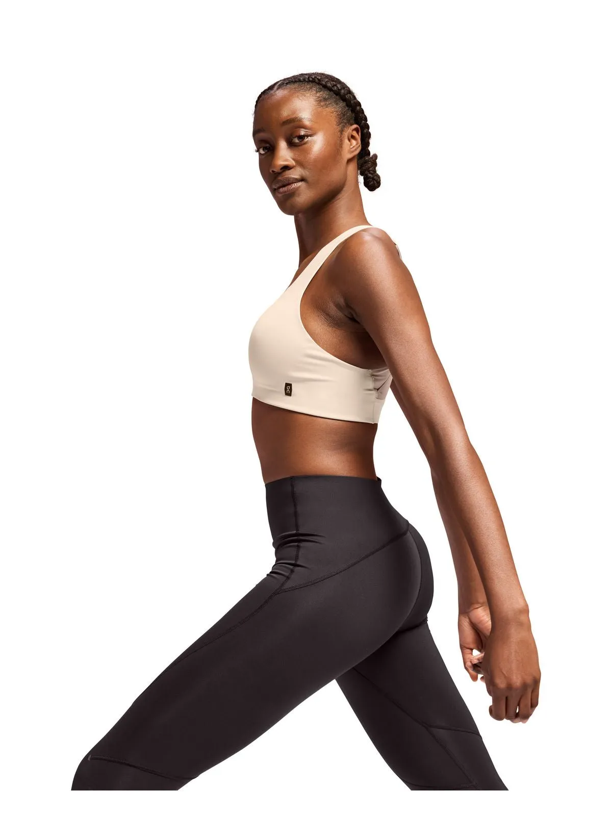 Stanik sportowy ON RUNNING Active Bra beżowy