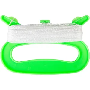 STATIC KITE HANDLE WITH LINE   -  green