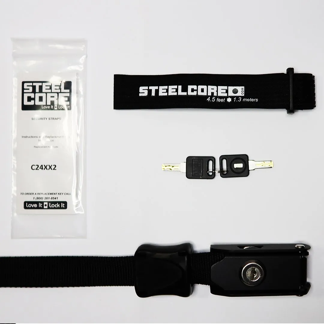 Steelcore Universal Security Strap Steel Cable Cut Resistant Webbing