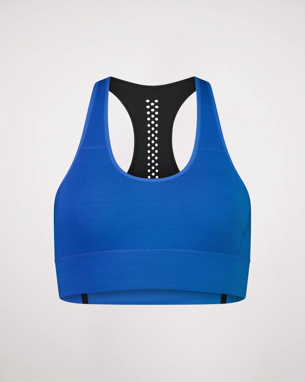 Stratos Merino Sports Bra - Pop Blue