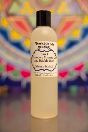 Stress Relief | 3 in 1 - Shampoo, Bubble Bath & Shower Gel