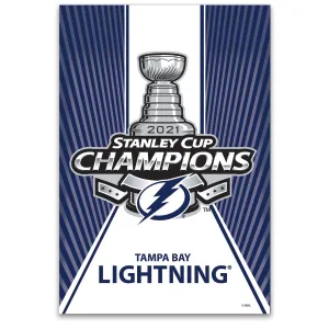 Suede Flag Garden, Lightning, Stanley Cup 21,14s4375sc21