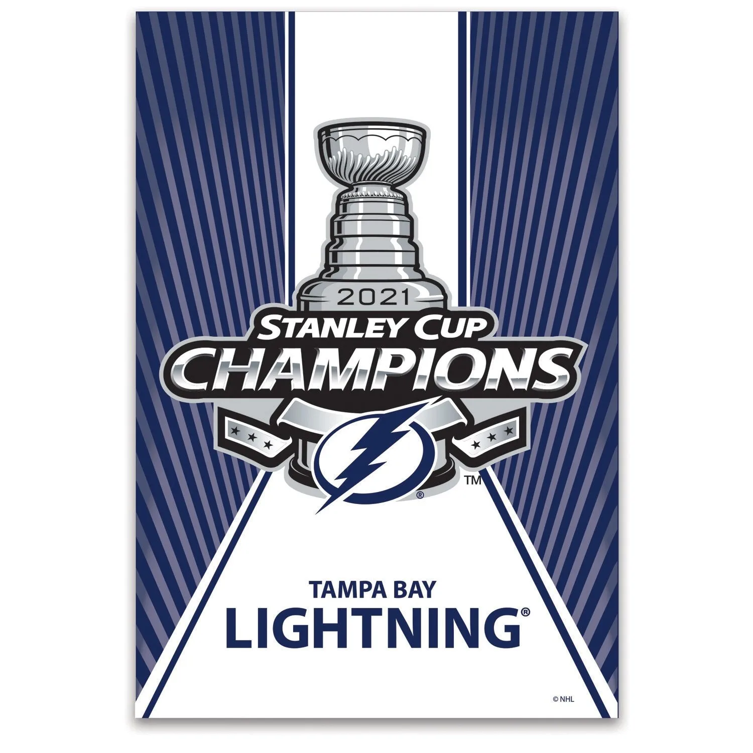Suede Flag Garden, Lightning, Stanley Cup 21,14s4375sc21