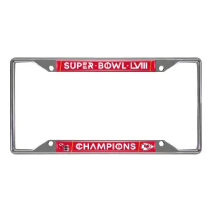 Super Bowl LVIII Champions - Chiefs -License Plate Frame