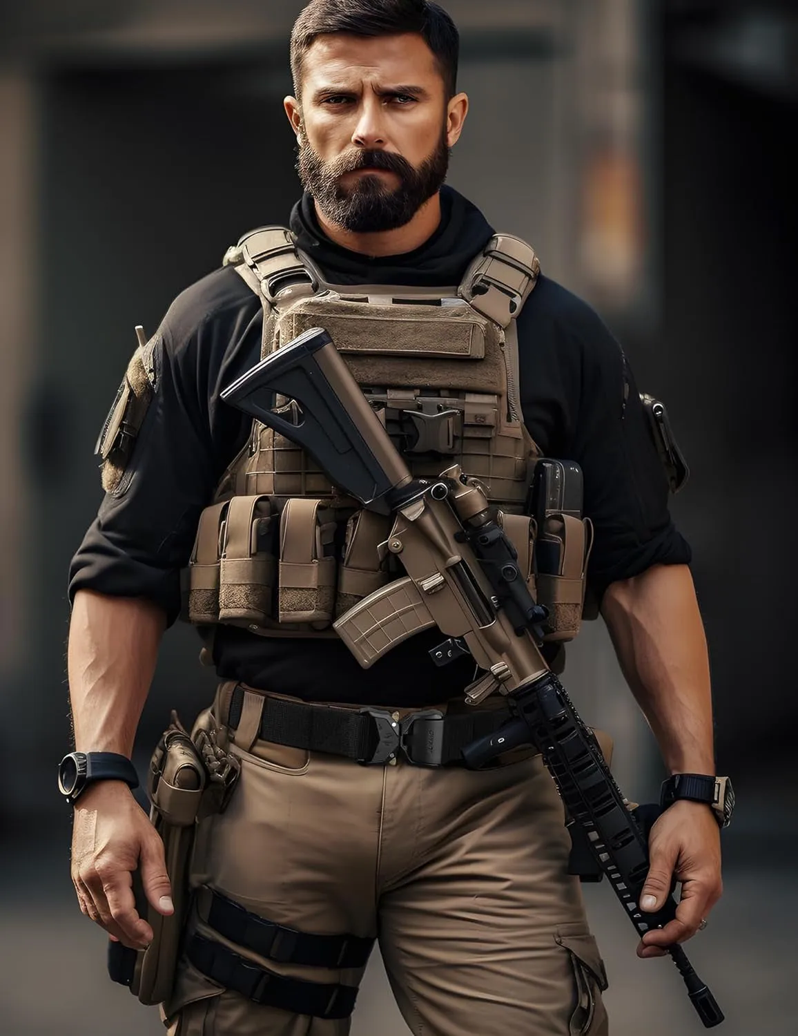 Tactical Belt 1.5" with Heavy Duty Quick Release Buckle