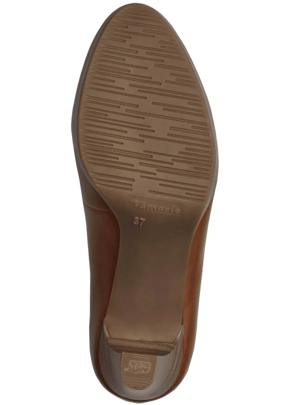 Tamaris Helena Leather 50's Pumps Cognac
