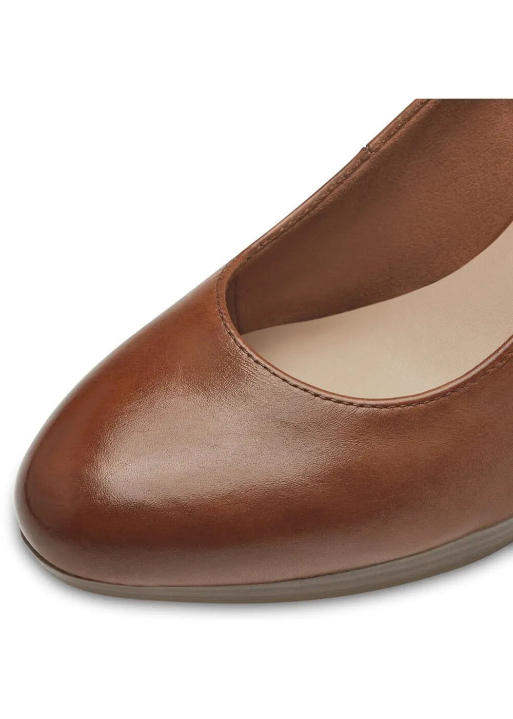Tamaris Helena Leather 50's Pumps Cognac