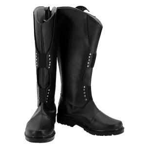 The Dark World Loki Black Shoes Cosplay Boots