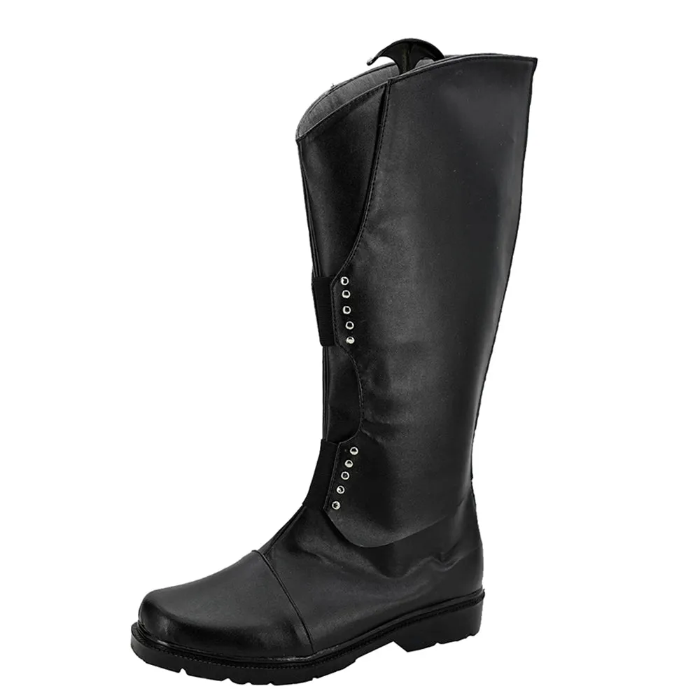 The Dark World Loki Black Shoes Cosplay Boots