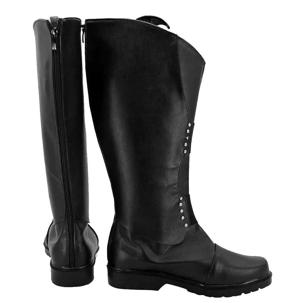 The Dark World Loki Black Shoes Cosplay Boots