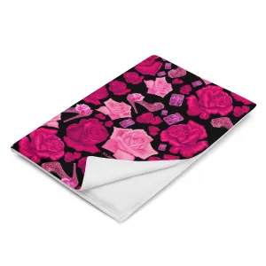 Throw Blanket 'Pink crystals shoes'