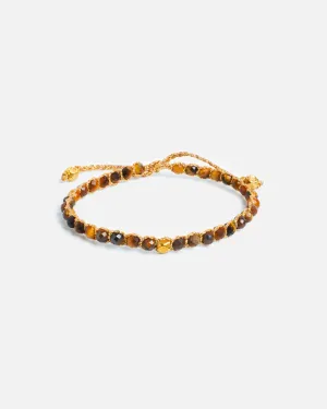 Tiger Eye Bracelet Nugget  Kids | Gold