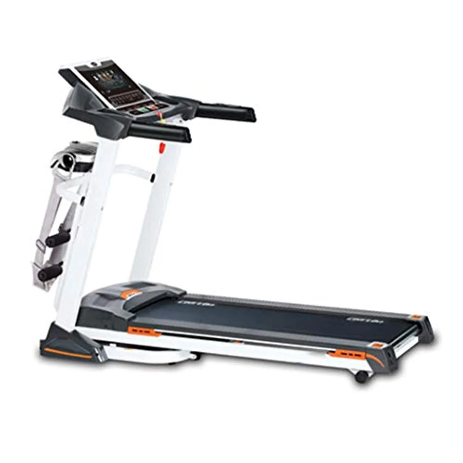 TOE Multifunctional Treadmill with Massage 2.0HP Free Installation Foldable with 2 Slops Adjustment LCD Monitor Smart Bluetooth Shock Absorption Silent for Home Gym Office