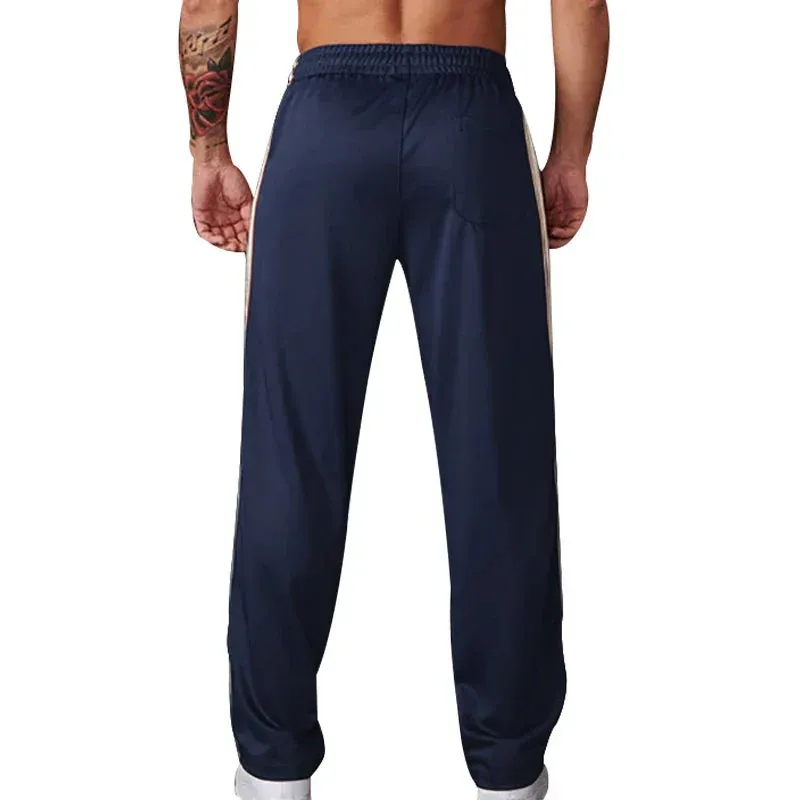 Trendy Men's Striped Jogger Pants