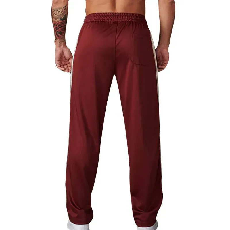 Trendy Men's Striped Jogger Pants